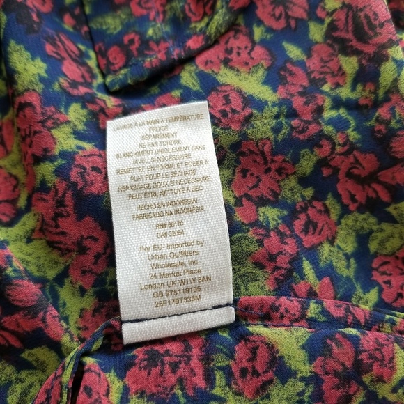 Free people sheer floral button-down shirt - Picture 7 of 8